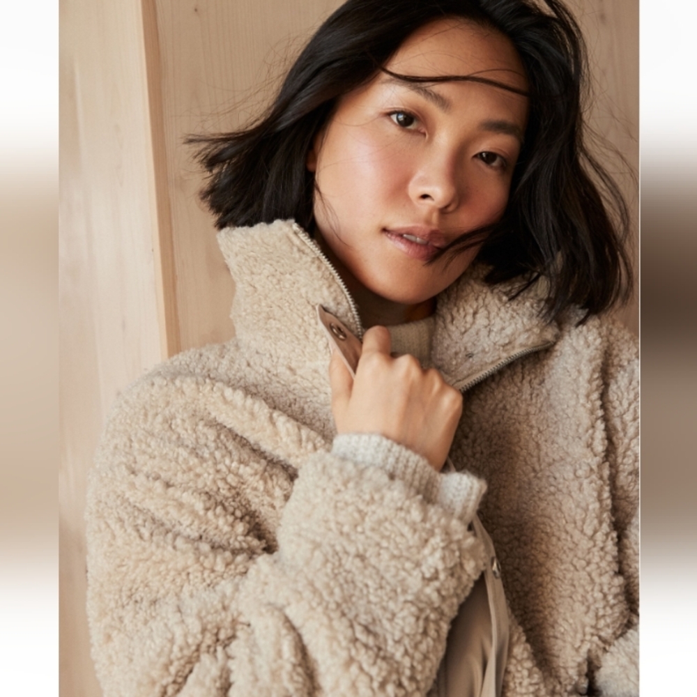 Cozy Cream Teddy Jacket - Picture 5 of 12